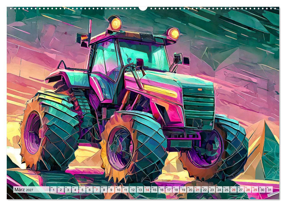 Motoren-Panorama (CALVENDO Wandkalender 2027)
