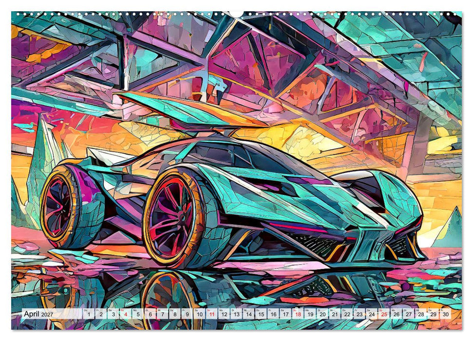 Motoren-Panorama (CALVENDO Wandkalender 2027)