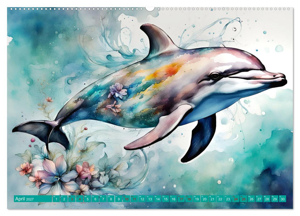 Meereskreaturen - Lebendige Unterwasserwelt (CALVENDO Wandkalender 2027)