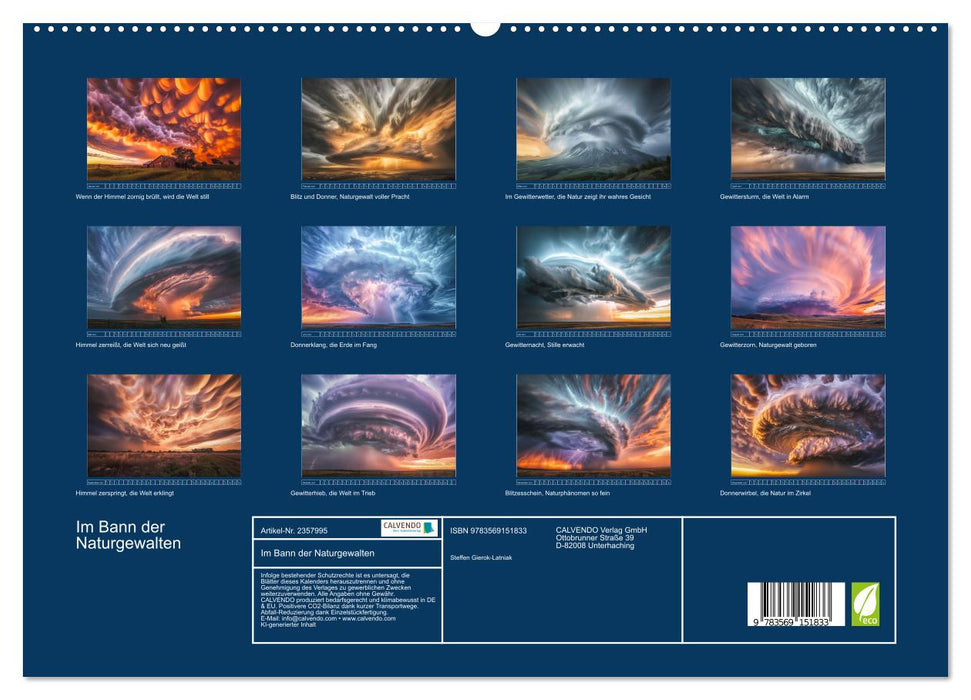 Im Bann der Naturgewalten (CALVENDO Premium Wandkalender 2027)