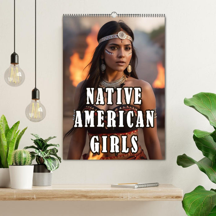 Native American Girls (CALVENDO Wandkalender 2027)