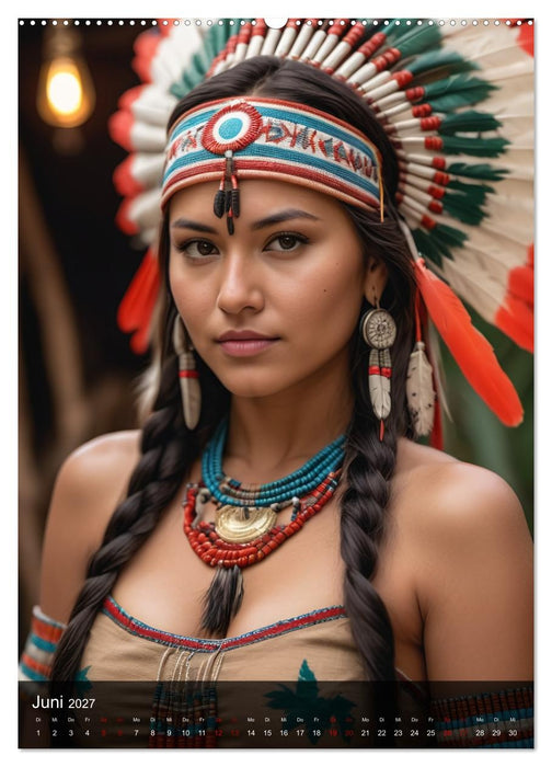 Native American Girls (CALVENDO Wandkalender 2027)