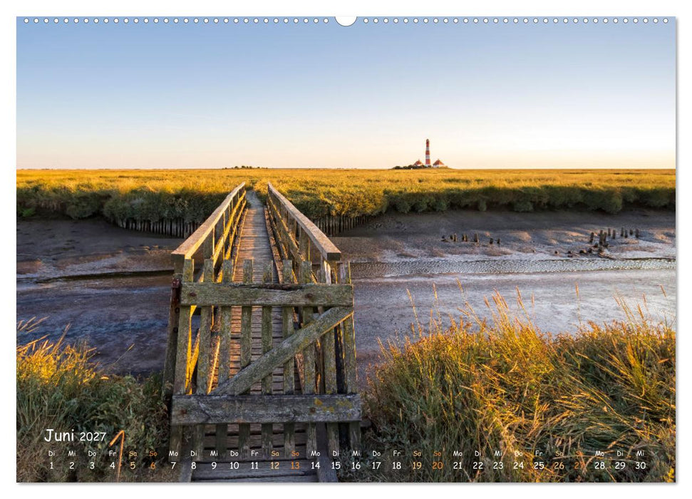 Westküste - Zwischen St. Peter Ording, Büsum und Elbe (CALVENDO Premium Wandkalender 2027)
