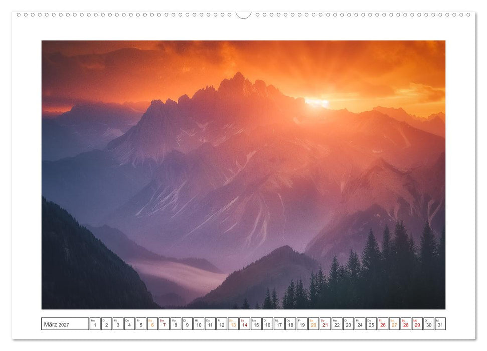 Im Reich der Berge (CALVENDO Wandkalender 2027)