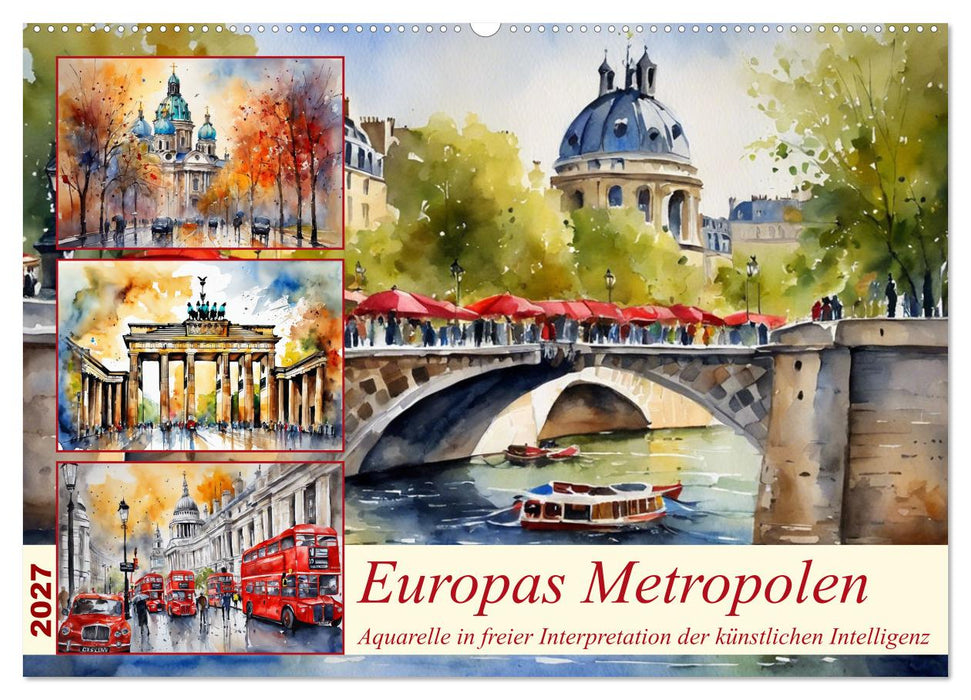 Europas Metropolen (CALVENDO Wandkalender 2027)