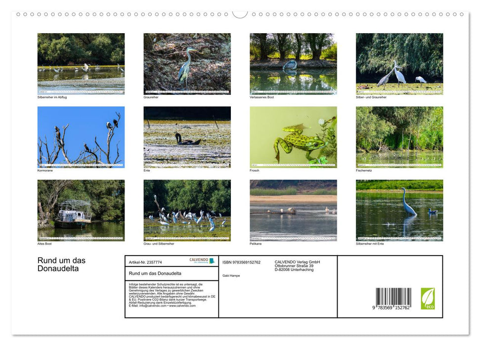 Rund um das Donaudelta (CALVENDO Premium Wandkalender 2027)