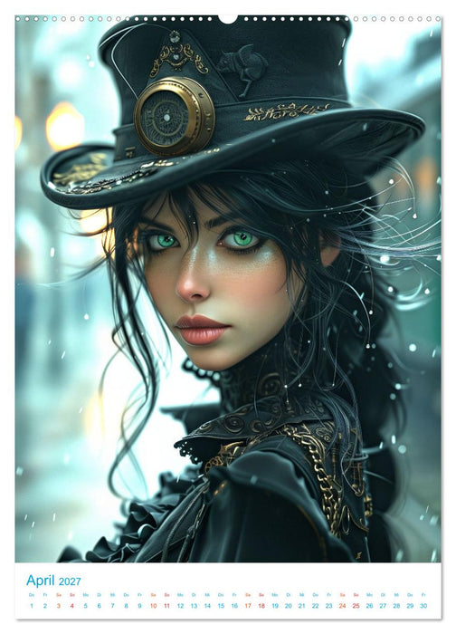 Steampunk Helden (CALVENDO Wandkalender 2027)