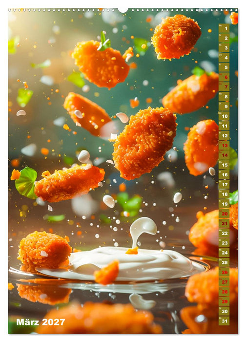 Leckeres Fast Food (CALVENDO Premium Wandkalender 2027)