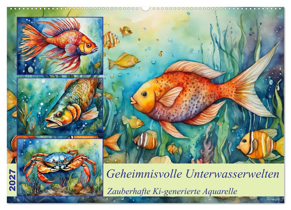 Geheimnisvolle Unterwasserwelten (CALVENDO Wandkalender 2027)