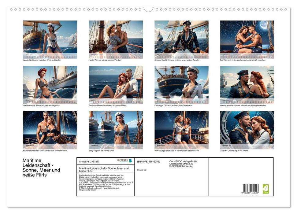 Maritime Leidenschaft - Sonne, Meer und heiße Flirts (CALVENDO Wandkalender 2027)