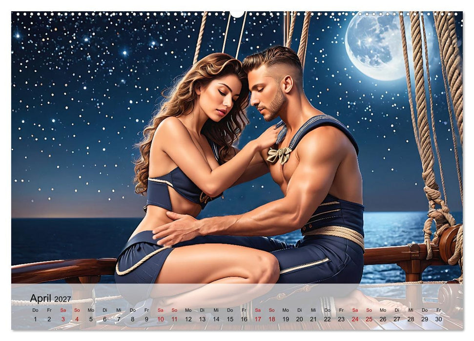 Maritime Leidenschaft - Sonne, Meer und heiße Flirts (CALVENDO Wandkalender 2027)