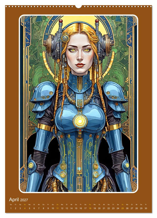 Weibliche Roboter (CALVENDO Premium Wandkalender 2027)