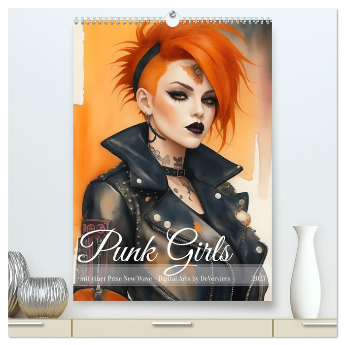 Punk Girls mit einer Prise New Wave (CALVENDO Premium Wandkalender 2027)