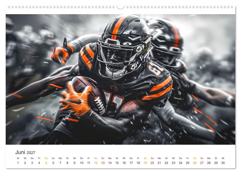 American Football - coole Momente (CALVENDO Wandkalender 2027)