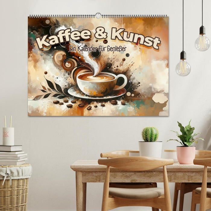 Kaffee & Kunst: Ein Kalender für Genießer (CALVENDO Wandkalender 2027)