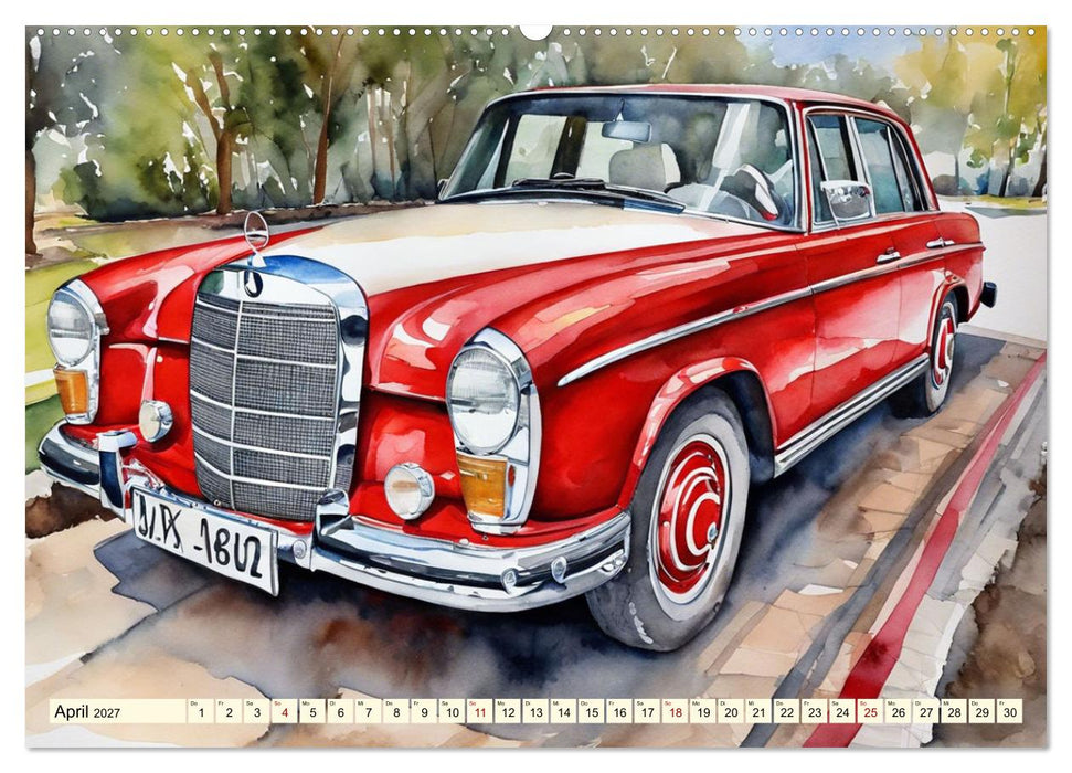 Oldtimer - Kultmodelle aus den 1960er Jahren (CALVENDO Premium Wandkalender 2027)