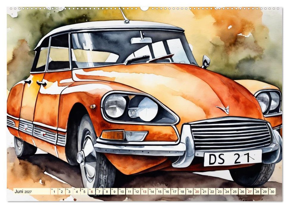 Oldtimer - Kultmodelle aus den 1960er Jahren (CALVENDO Premium Wandkalender 2027)
