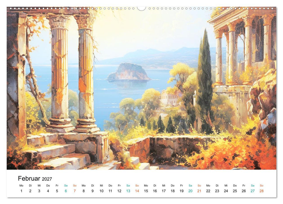 Szenen aus dem Antiken Griechenland (CALVENDO Premium Wandkalender 2027)