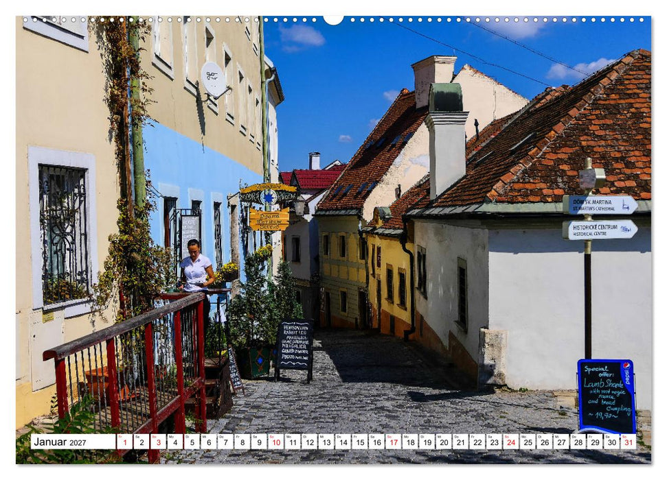 Bratislava die slowakische Schönheit (CALVENDO Premium Wandkalender 2027)