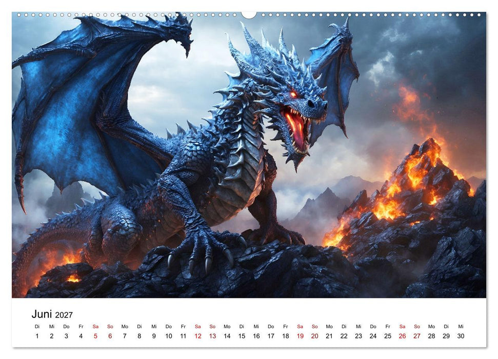 Drachen - Furchterregende und imposante Fabelwesen (CALVENDO Wandkalender 2027)