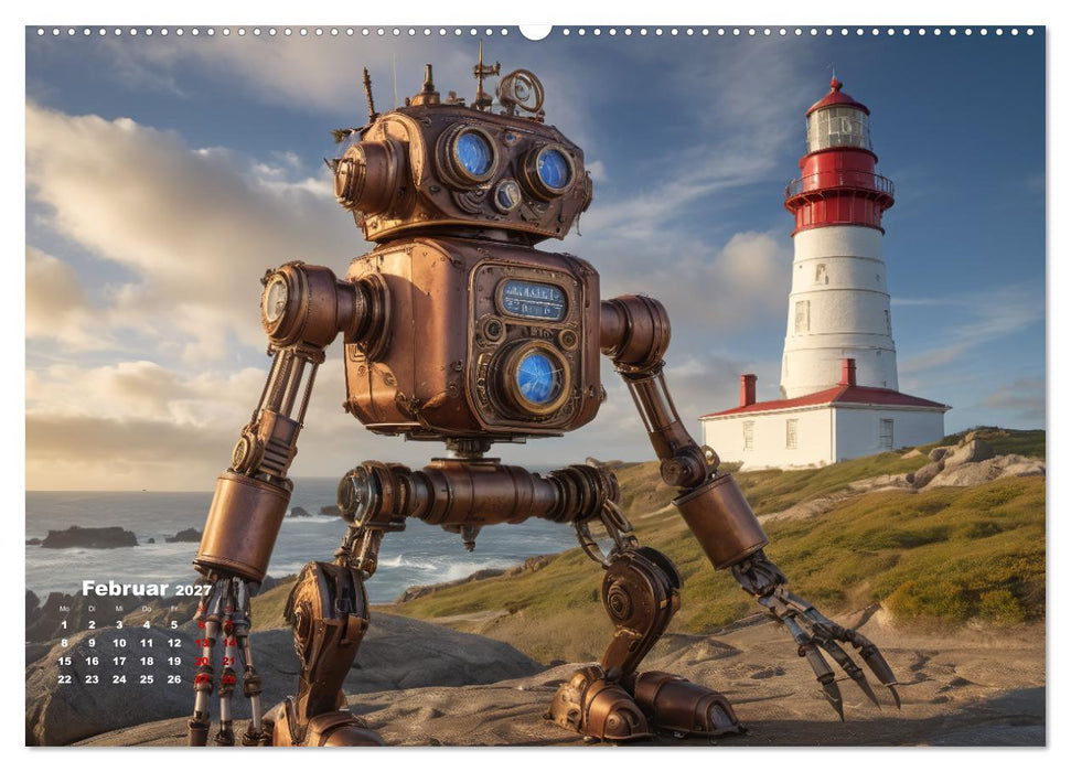 Steampunk - Die Welt der Leuchttürme (CALVENDO Wandkalender 2027)
