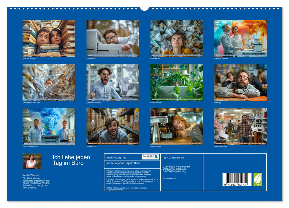 Ich liebe jeden Tag im Büro (CALVENDO Premium Wandkalender 2027)