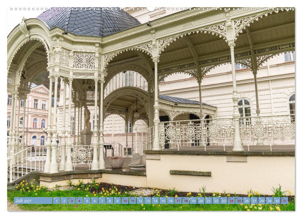 Karlovy Vary - Stadt der heilenden Quellen (CALVENDO Premium Wandkalender 2027)