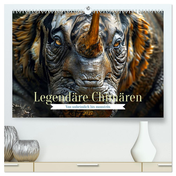 Legendäre Chimären - Von unheimlich bis monströs (CALVENDO Premium Wandkalender 2027)