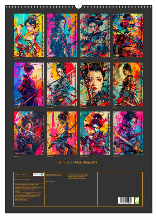 Samurai - Onna Bugeisha (CALVENDO Wandkalender 2027)