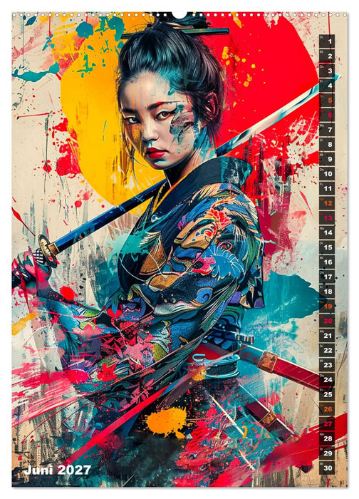 Samurai - Onna Bugeisha (CALVENDO Wandkalender 2027)