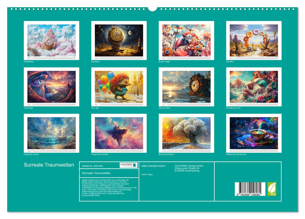 Surreale Traumwelten (CALVENDO Premium Wandkalender 2027)