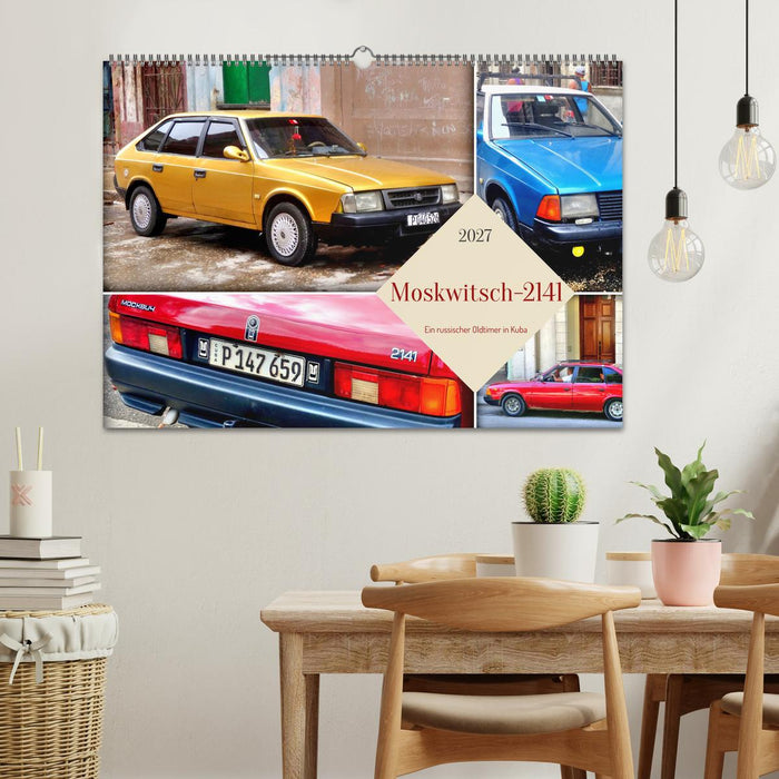 Moskwitsch-2141 - Ein russischer Oldtimer in Kuba (CALVENDO Wandkalender 2027)