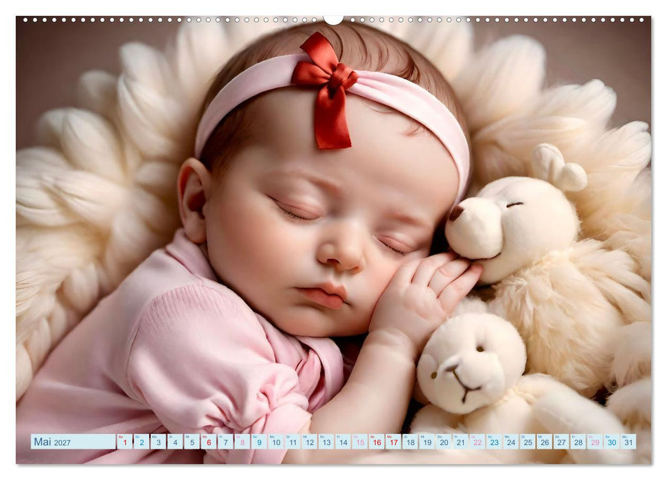 Schlummernde Babys (CALVENDO Premium Wandkalender 2027)