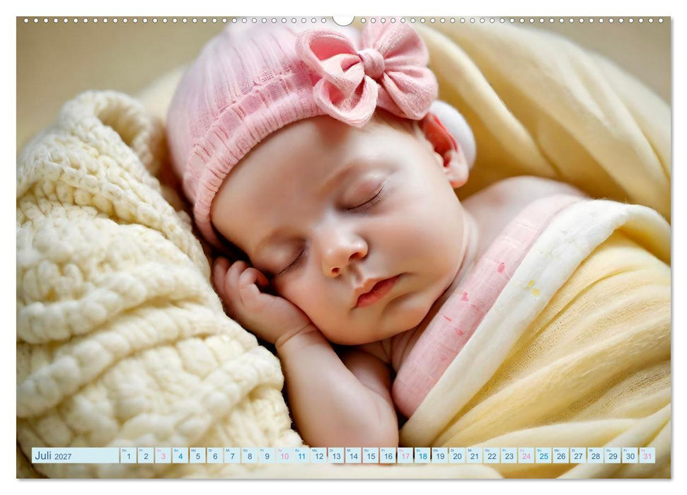 Schlummernde Babys (CALVENDO Premium Wandkalender 2027)