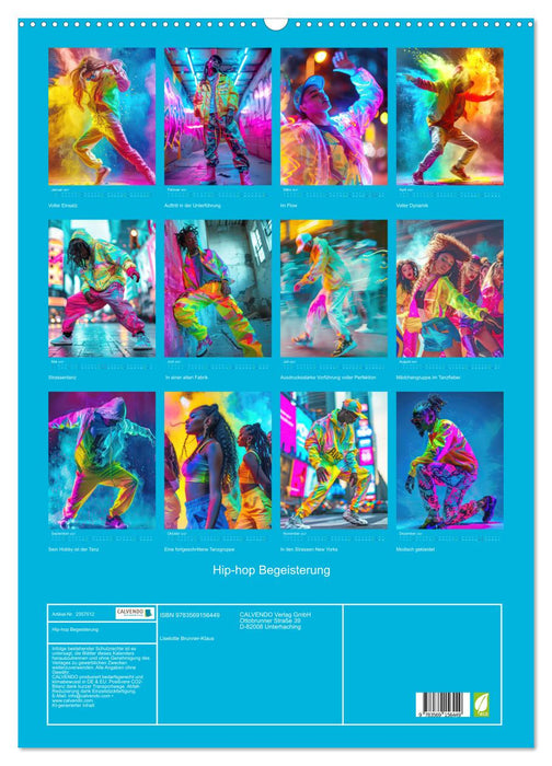 Hip-hop Begeisterung (CALVENDO Wandkalender 2027)