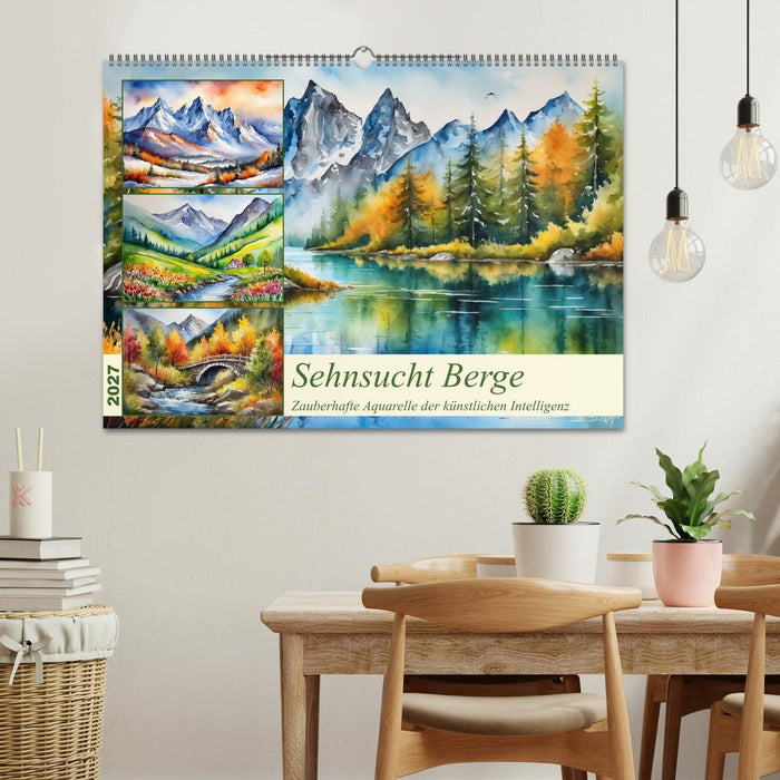 Sehnsucht Berge (CALVENDO Wandkalender 2027)