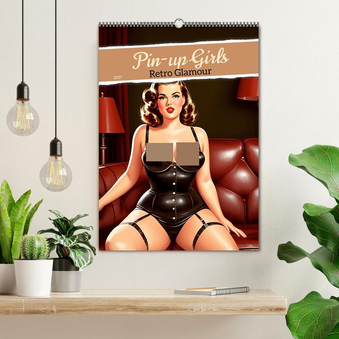 Pin-up Girls - Retro Glamour (CALVENDO Wandkalender 2027)