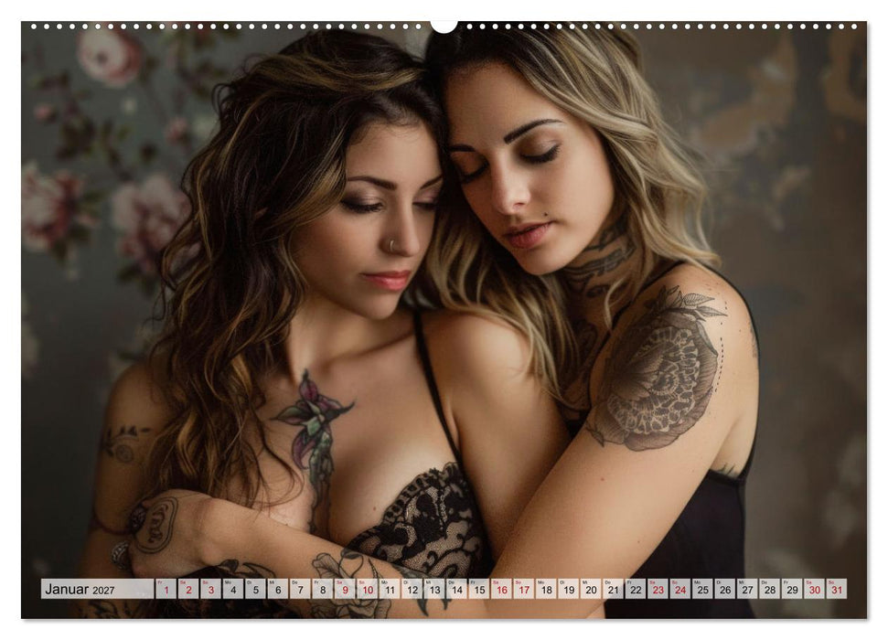 Farben der Liebe: Bunte Vielfalt des Herzens (CALVENDO Premium Wandkalender 2027)