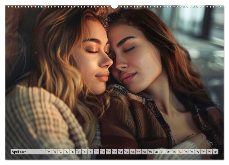Farben der Liebe: Bunte Vielfalt des Herzens (CALVENDO Premium Wandkalender 2027)