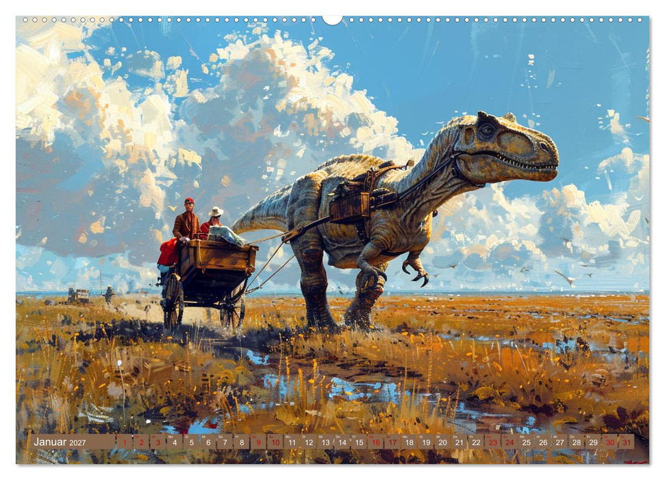 Meine Freunde sind Dinosaurier (CALVENDO Wandkalender 2027)