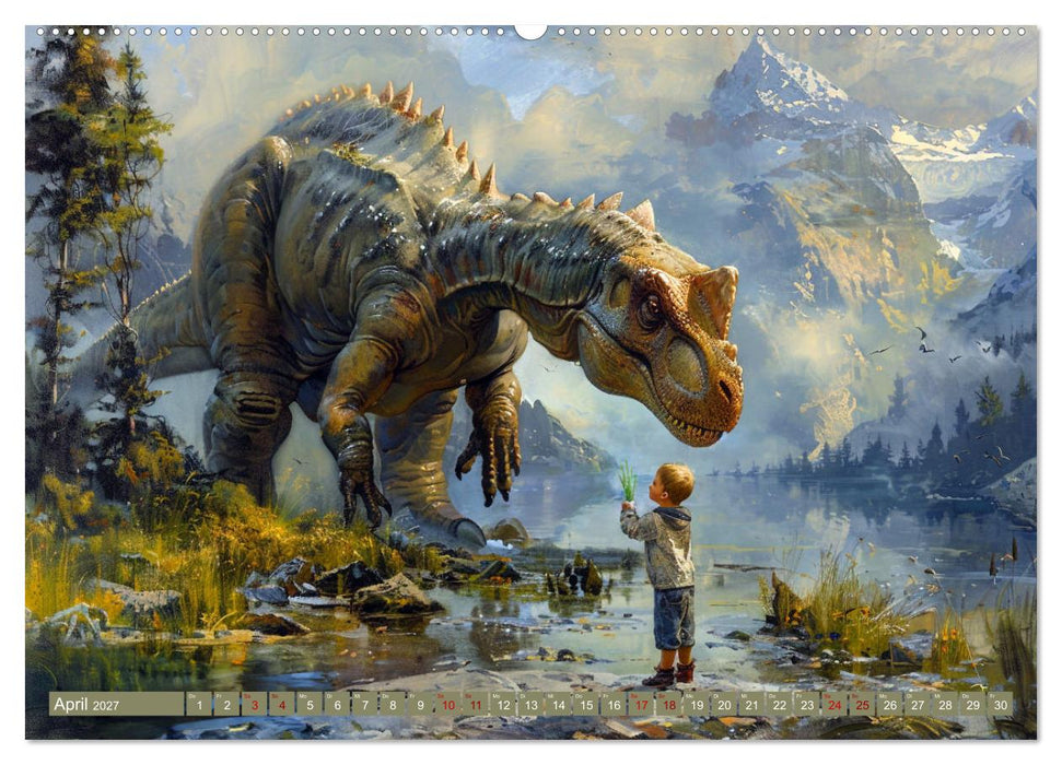 Meine Freunde sind Dinosaurier (CALVENDO Wandkalender 2027)