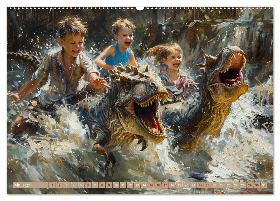 Meine Freunde sind Dinosaurier (CALVENDO Wandkalender 2027)