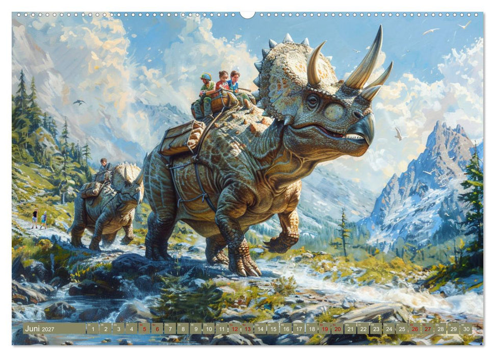 Meine Freunde sind Dinosaurier (CALVENDO Wandkalender 2027)