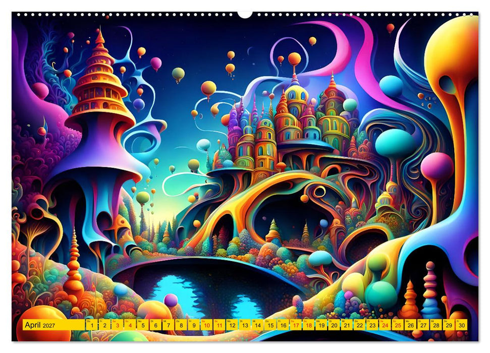 Traumwelten Surreale Landschaften (CALVENDO Wandkalender 2027)