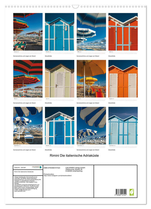 Rimini Die italienische Adriaküste (CALVENDO Wandkalender 2027)
