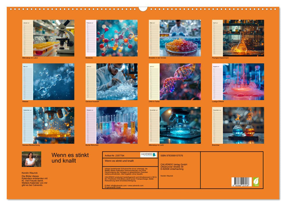 Wenn es stinkt und knallt (CALVENDO Wandkalender 2027)