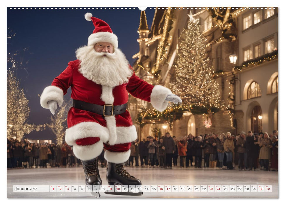 Durch das Jahr mit dem Weihnachtsmann (CALVENDO Wandkalender 2027)