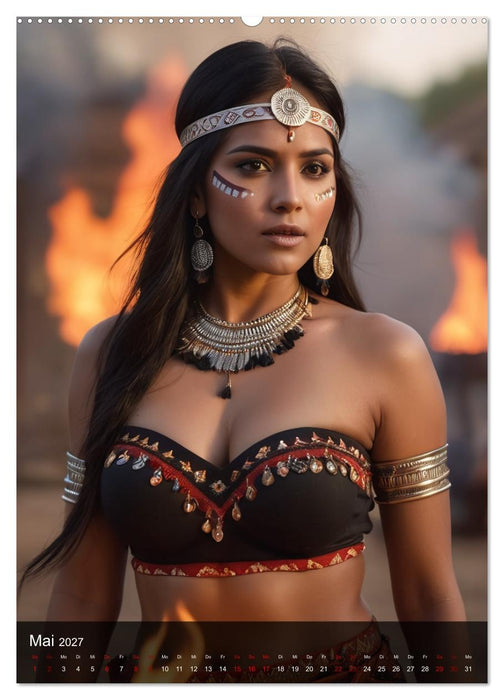 Native American Girls (CALVENDO Premium Wandkalender 2027)