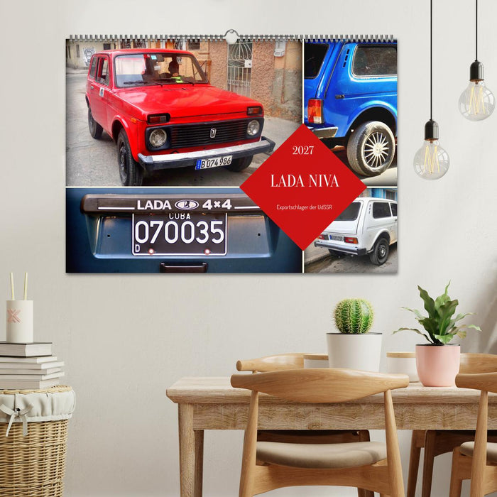 LADA NIVA - Exportschlager der UdSSR (CALVENDO Wandkalender 2027)