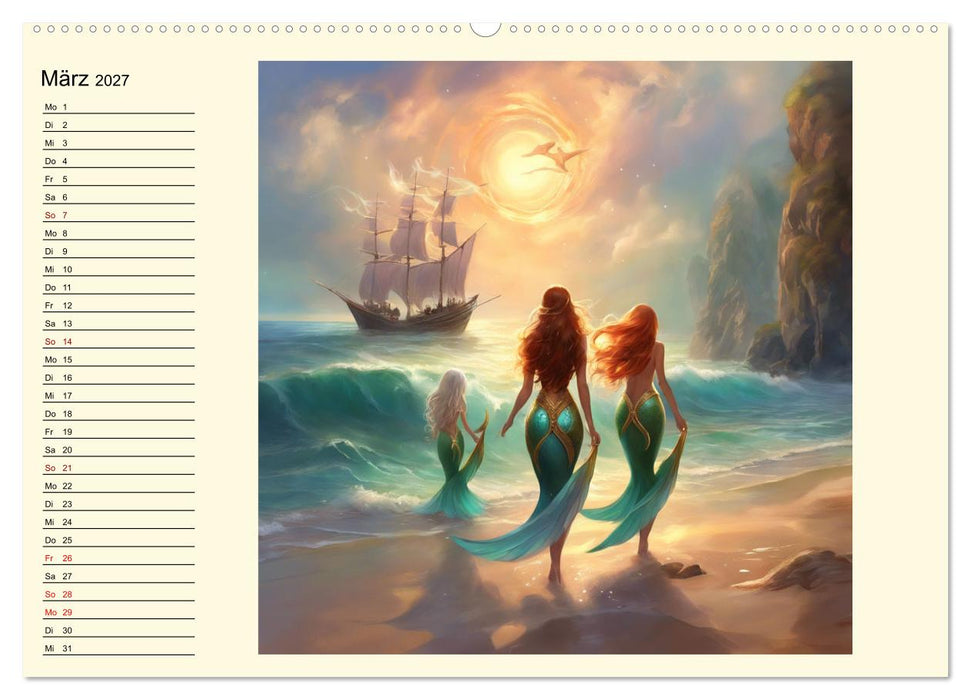 Meeresmythen (CALVENDO Premium Wandkalender 2027)